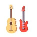 Cartoon Guitars