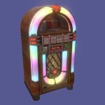 Classic Wooden Rockola or jukebox