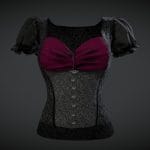 Cute Female Raven Top