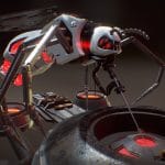 Cyber Mosquito Drinking Mana