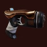 Cyberpunk baroque gun