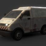 Cyberpunk Electric Van