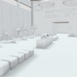 Cyberpunk Museum Interior