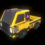 Cyberpunk Pickup Low Poly