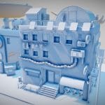 Cyberpunk Self Sustaining Building