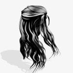 Dense Long Female Hair