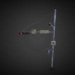 Dirty Traffic Lights – low poly
