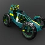 Dune Buggy Armed – Cyber neon
