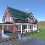 English modern 2 level house – Shlisselburg