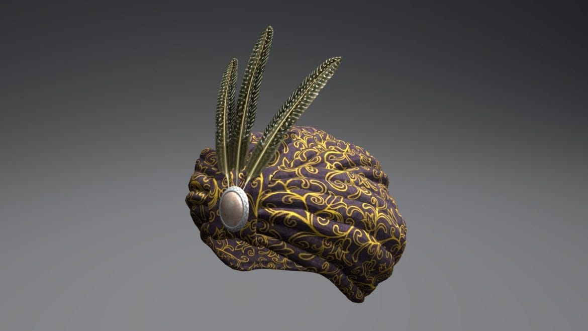 feathered persian turban.thumb