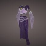 Female Fantasy Elven Healer Outfit