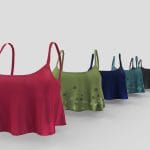 Female Frill Crop Top