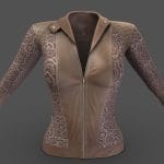 female lacework leather jacket.thumb