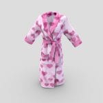 Female Long Bathrobe 4 textures