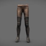 Female Long Thigh Knigt Boots With Pants