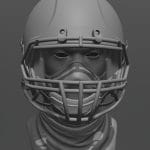Football NFL gear Helmet 3D printable