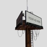 Futuristic Aged Billboard