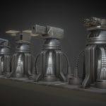 Futuristic Tower Set