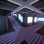 Game-Ready 3D Modular Spaceship Interior