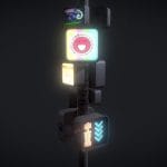 Game Ready: Blade Runner 2049 Advertisement Sign