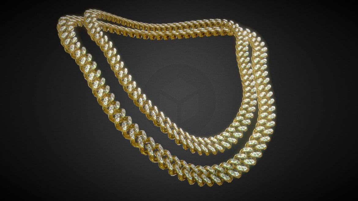 gold diamond chain small and large.thumb
