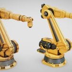 Industrial Robot Arm 01 (Clean and Dirty)
