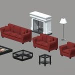 Living Room Asset Pack