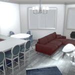 Living Room & Kitchen