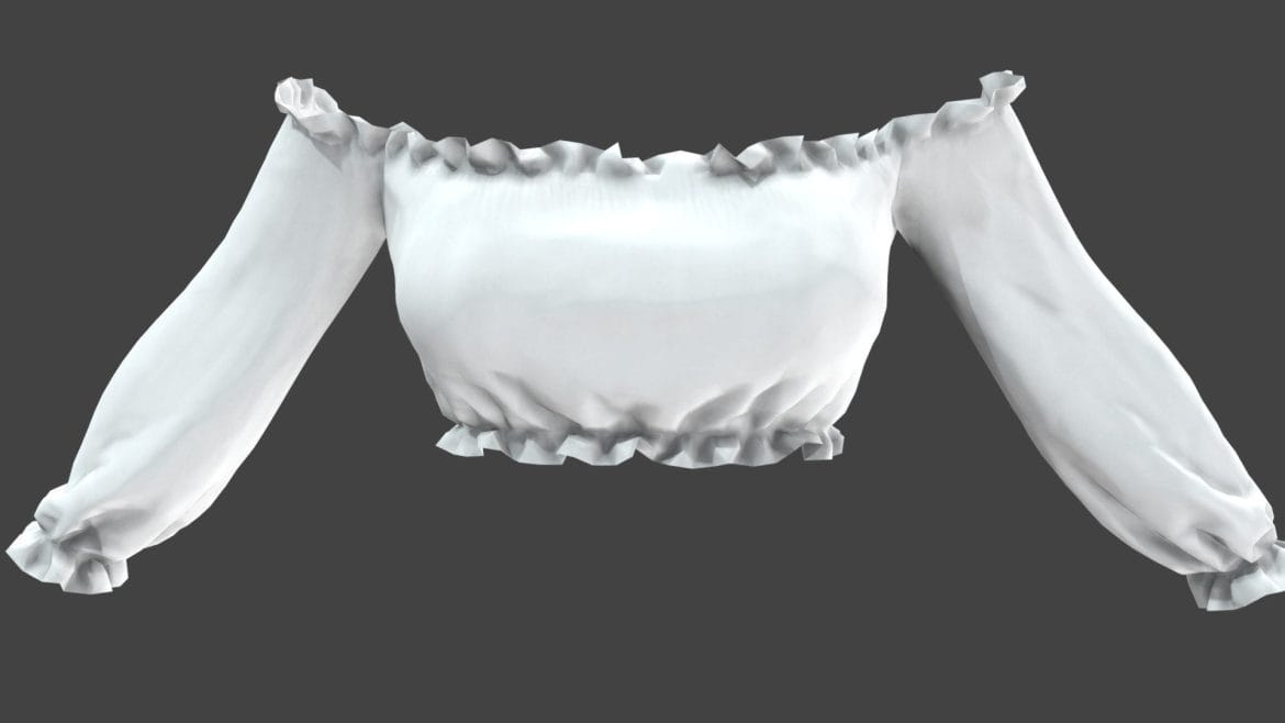 long sleeves off shoulder crop top.thumb