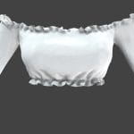 Long Sleeves Off Shoulder Crop Top