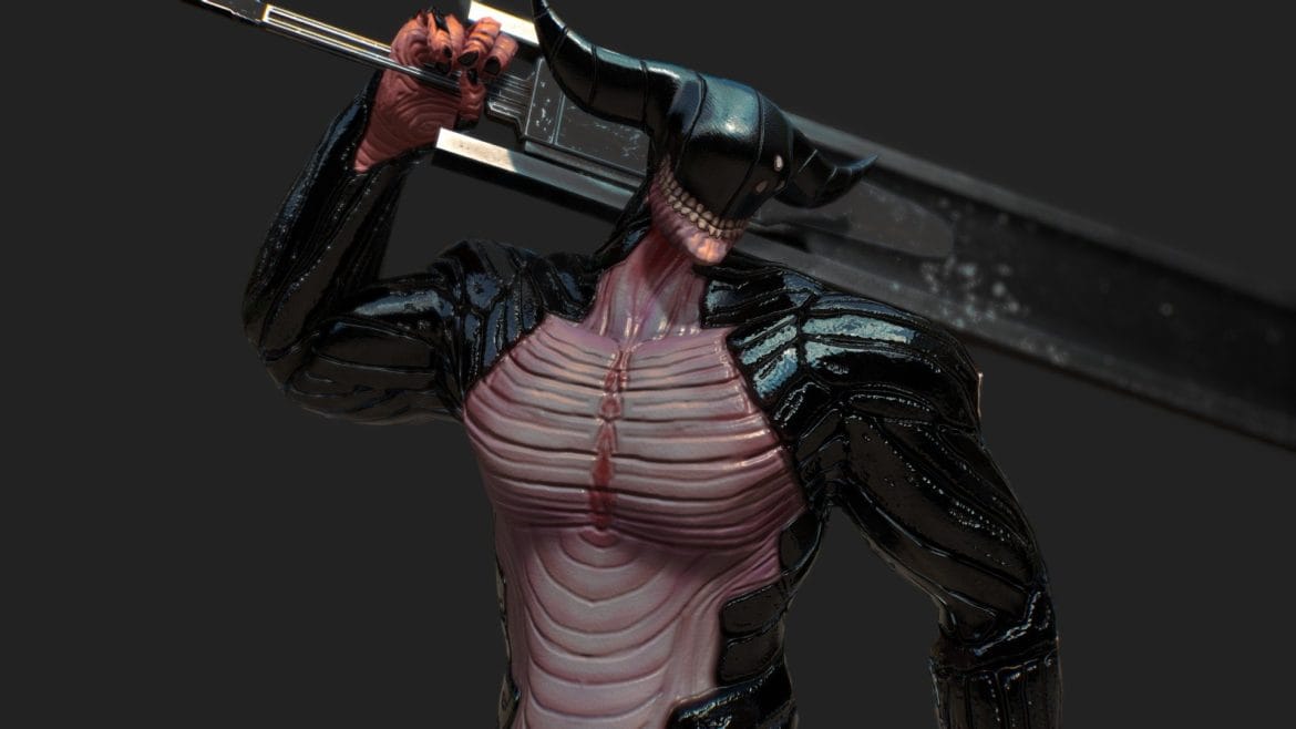 low poly cyborg zodiac theme taurus.thumb