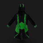 Male Assasin Open Front Jacket 4 Textures