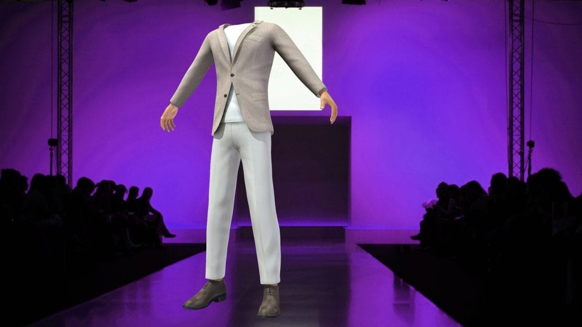 male buttoned jacket tshirt pants shoes outfit.thumb