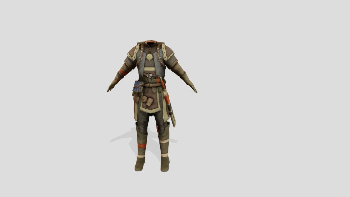 medieval human ranger warior explorer outfit.thumb
