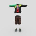 mens cargo shorts sports jacket tshirt shoes.thumb