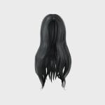 Mid Siplit Long Straight Female Polygon Hair