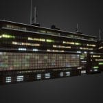 Modern Building Set Night