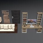 Modern House Interior Props