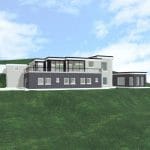 Modern House on Terrain