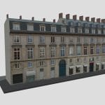 Paris Corner Apartment Building 10