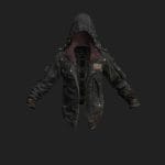 PUBG Leather Hoodie (Black)