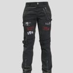 Punk Pants Jeans With Buckles