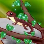 Red eyed crocodile skink