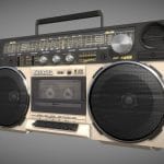 Retro Boom Box Ghetto Blaster