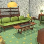 Retro – Living Room – Low Poly – Furniture Pack