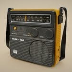 Retro Portable Radio Vega PBR