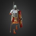 Roman Armor-rigged,animated In Progress