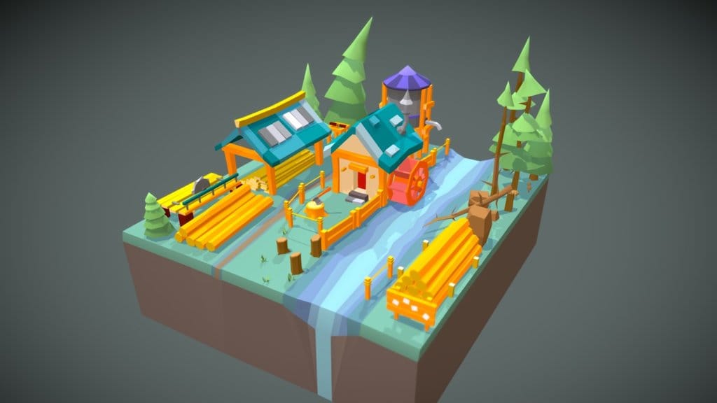 sawmill in the forest.thumb