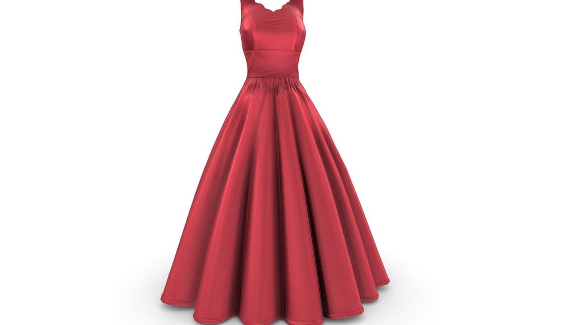scarlet overkill scallops neck red dress.thumb
