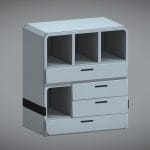 Sci-Fi Furniture Pack AAA: Shelving Unit B